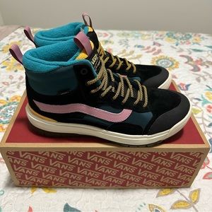 Vans Ultrarange Exo Color Pop Black/Multi Hi Top Men’s 8.5/Women’s 10/41 MTE-1